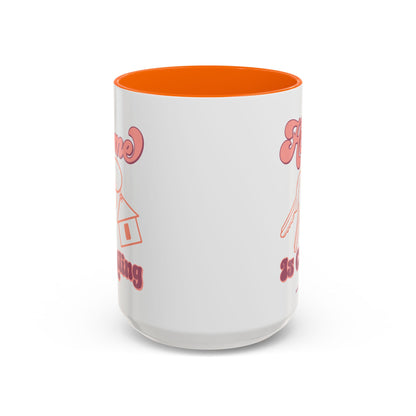 Home Is Calling Realtor Accent Coffee Mug (11, 15oz)
