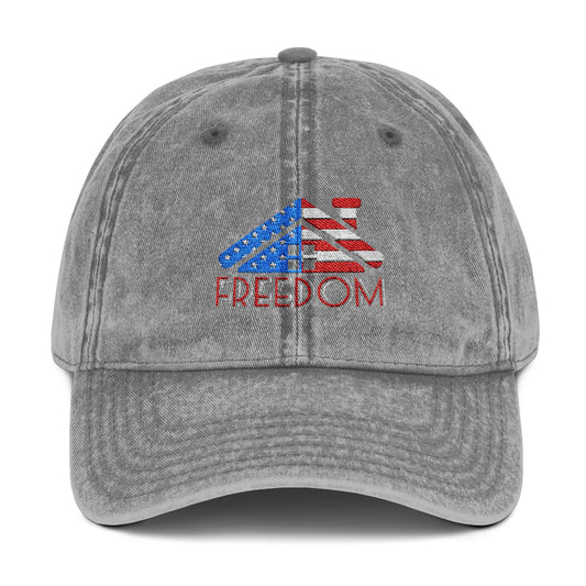 FREEDOM Realtor Hat – Patriotic Roofline Cap for Real Estate Pros