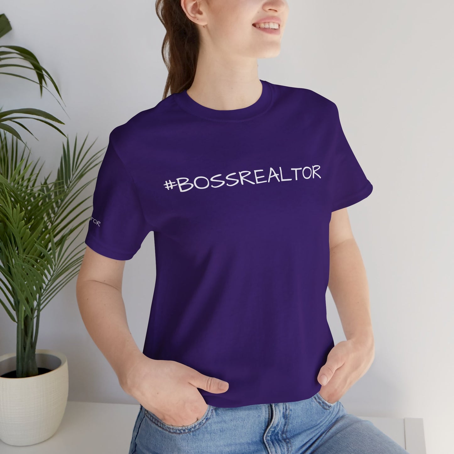 🏡 #BossRealtor Jersey Tee – Because You Close Deals Like a Boss! 🏡