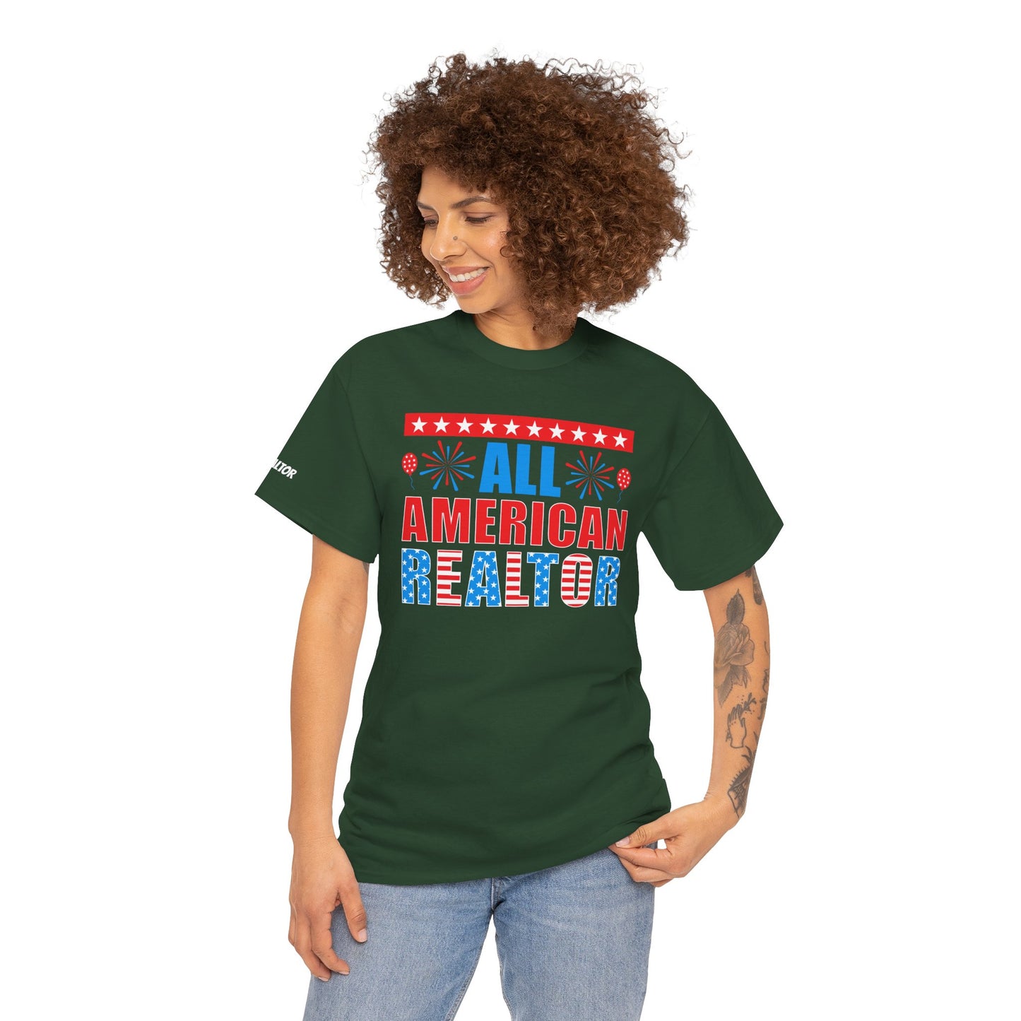 🎇 All American Realtor Tee – Red, White, & Ready to List! 🇺🇸🏠