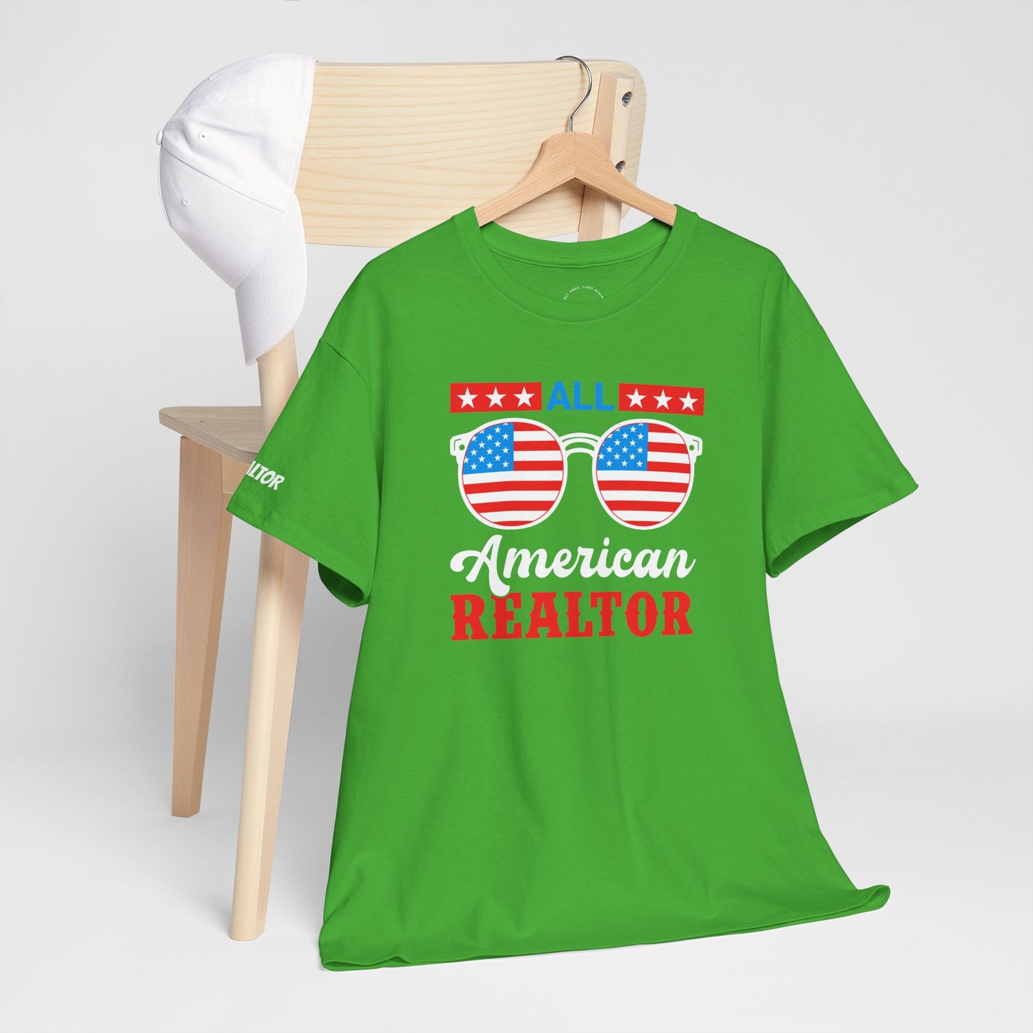 All American Realtor Tee – Selling Homes in Star-Spangled Style