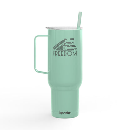 40oz Engraved FREEDOM Tumbler – For Realtors Who Sell Homes & Crush Liberty