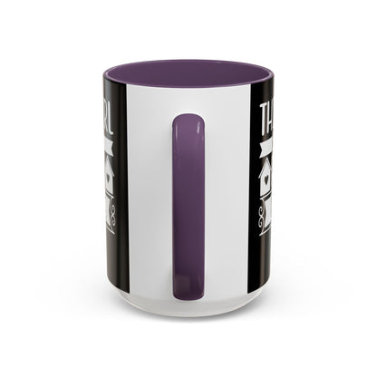 This Girl Sells Real Estate Realtor Accent Coffee Mug (11, 15oz)