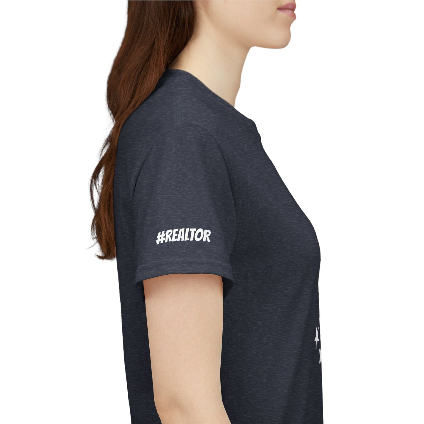 Proud American Realtor Tee – Stars, Stripes & Sold Signs