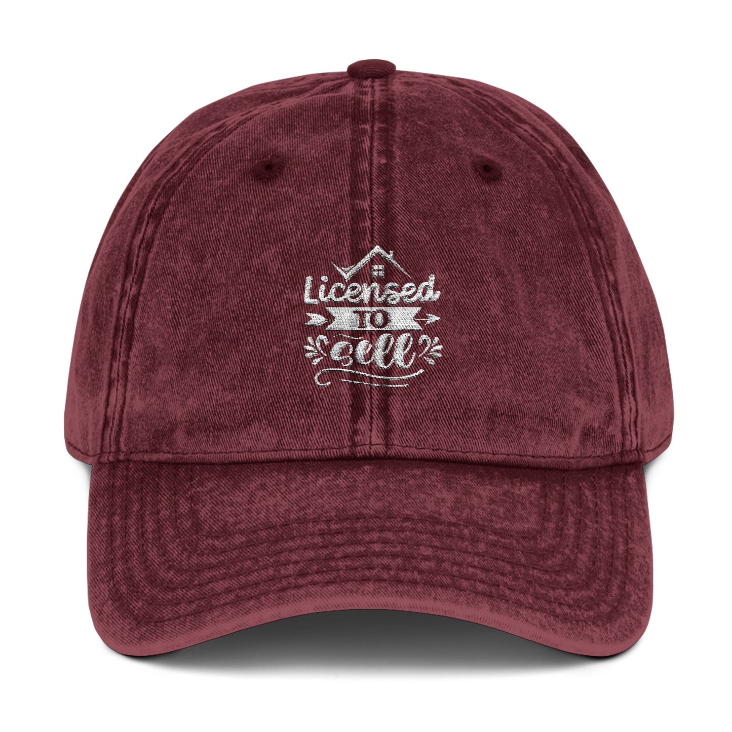 Realtor Hat – Licensed to Sell Embroidered Dad Cap
