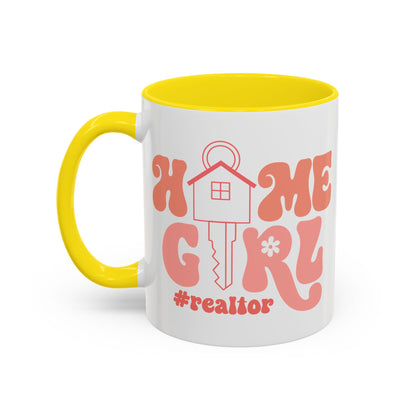Home Girl Realtor Accent Coffee Mug (11, 15oz)