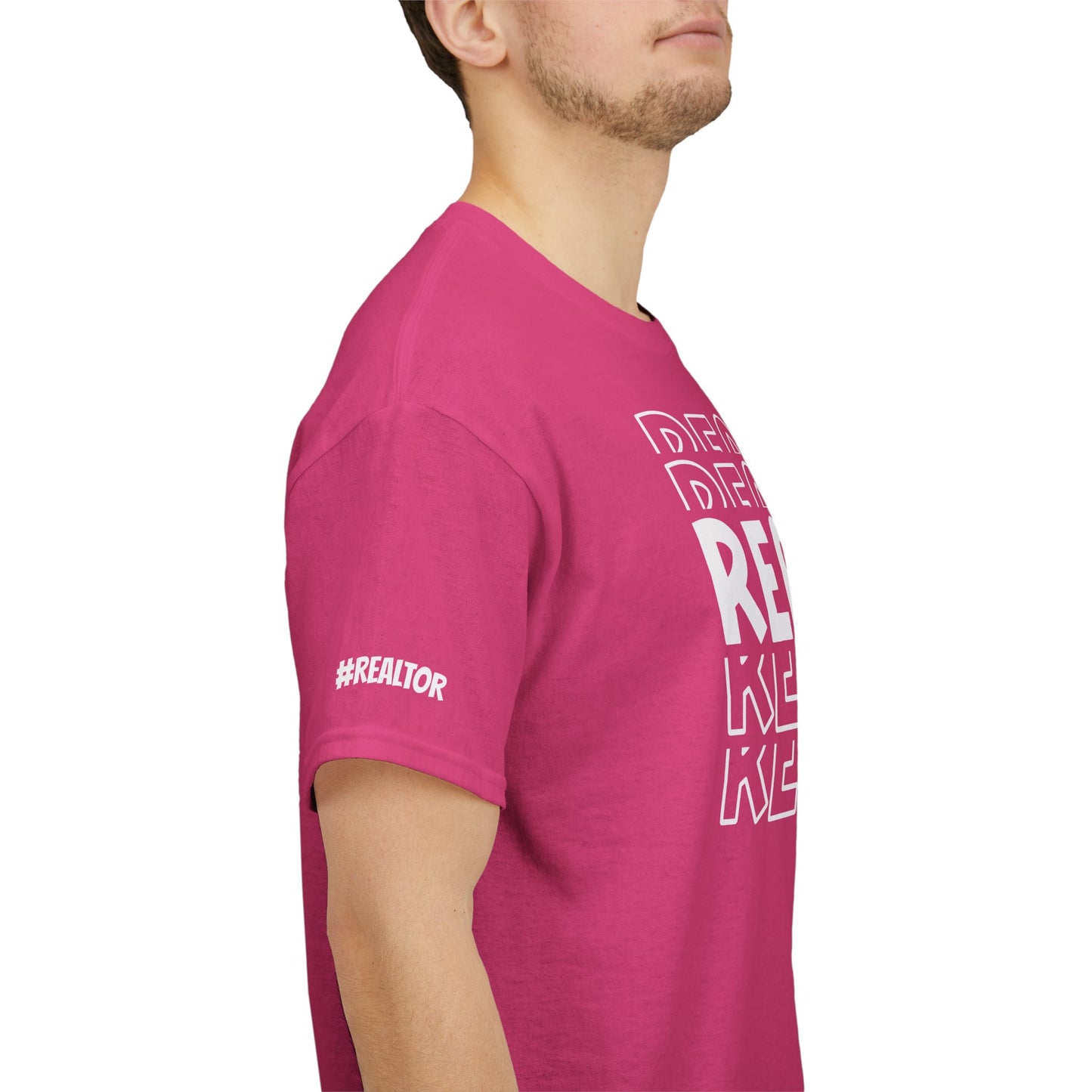 REALTOR Stacked Tee – Loud. Proud. On Repeat. 🔁🏡