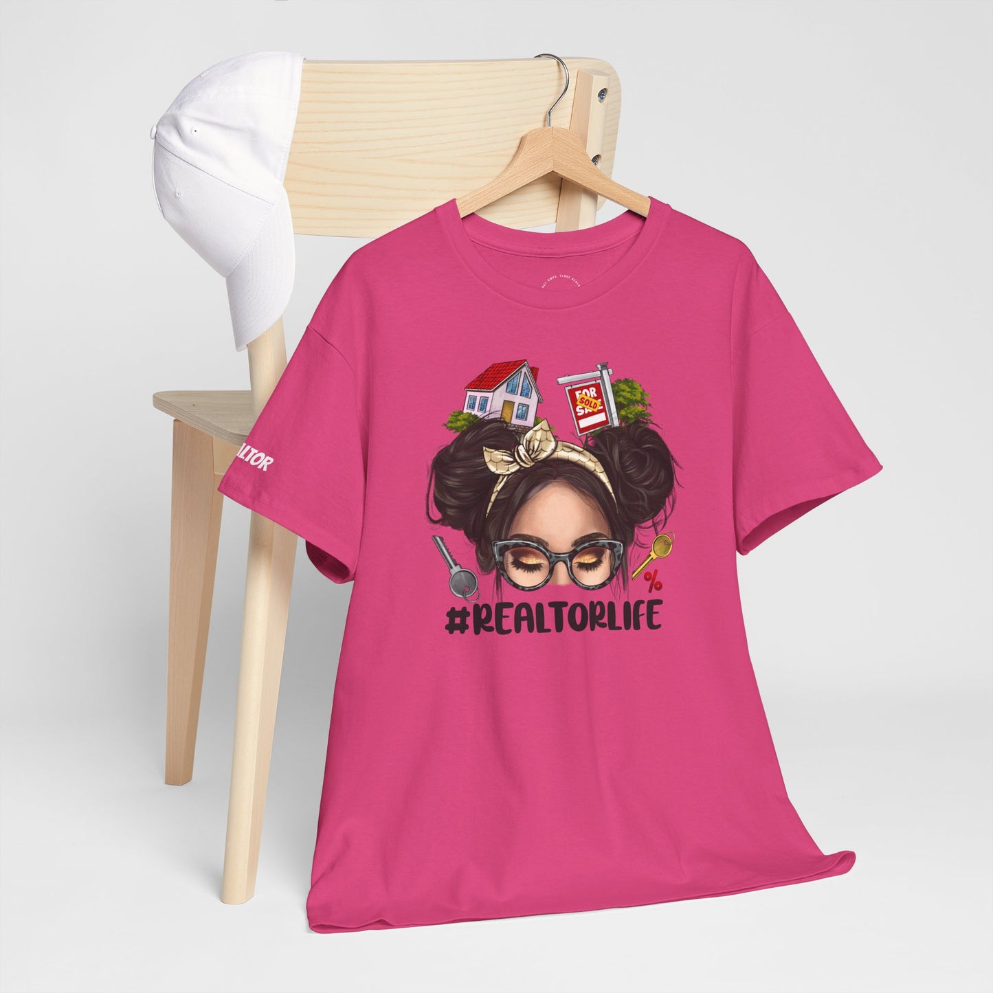 #REALTORLIFE Tee – Hustle Hair, House Vibes & High Commissions 💋🔑🏡