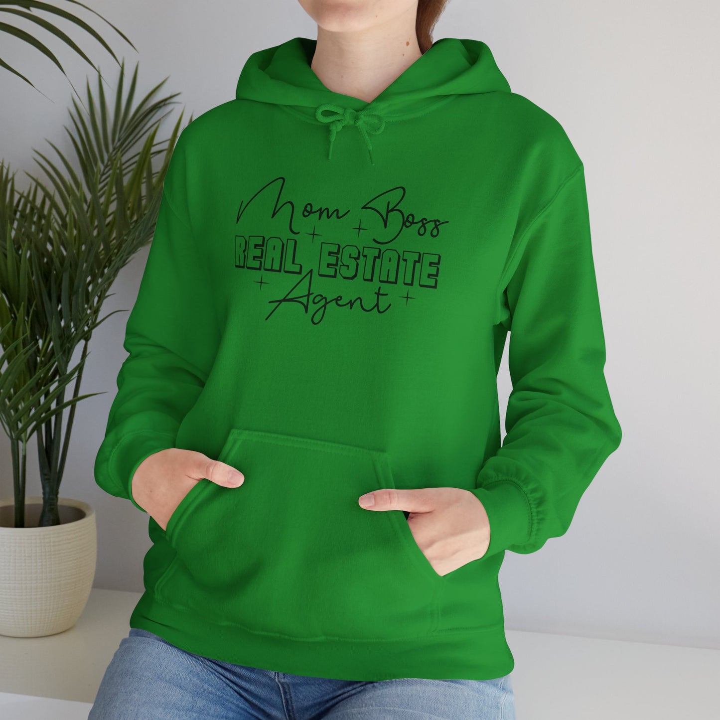 🏡 Mom Boss Real Estate Agent Hoodie – Because Selling Homes & Mom Life Never Stops! 🏡