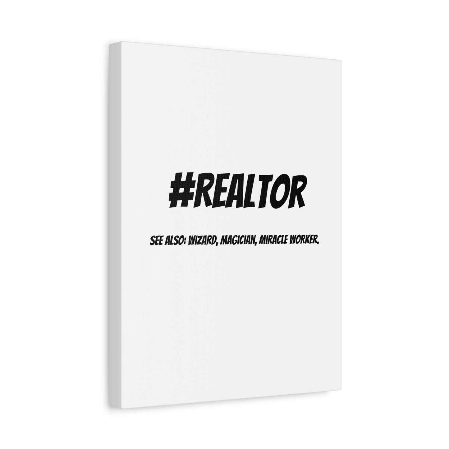 Realtor Motivational Canvas Art | #REALTOR Wall Decor | Perfect Gift for Real Estate Agents