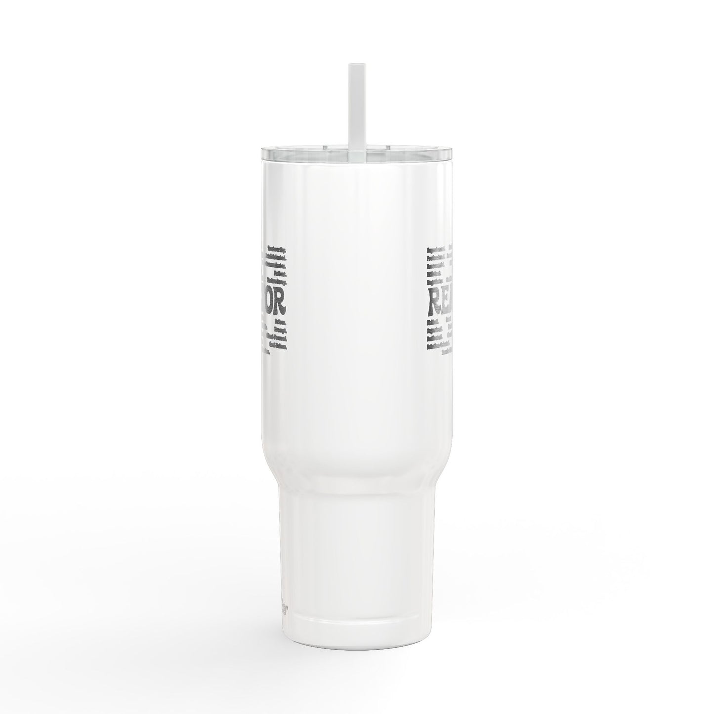 REALTOR Word Cloud Tumbler – 40 oz Stainless Steel Mug for Real Estate Agents