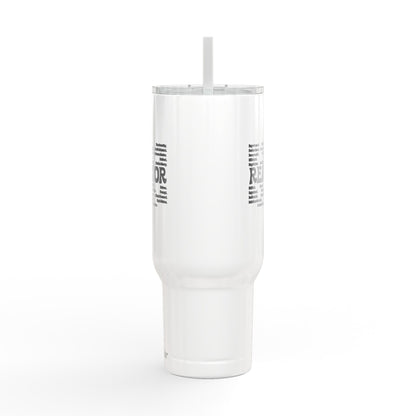 REALTOR Word Cloud Tumbler – 40 oz Stainless Steel Mug for Real Estate Agents