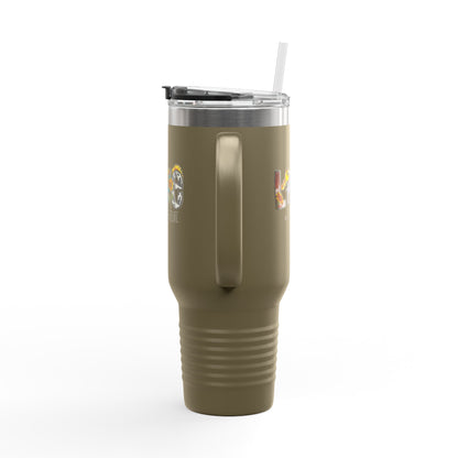 LOVE #RealEstateLife Tumbler – 40 oz Stainless Steel Mug with Colorful Realtor Design