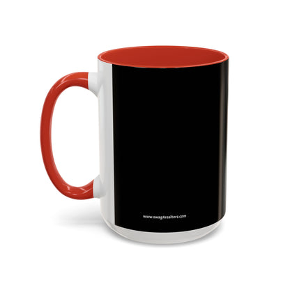 Ask Me About Real Estate Realtor Accent Coffee Mug (11, 15oz)