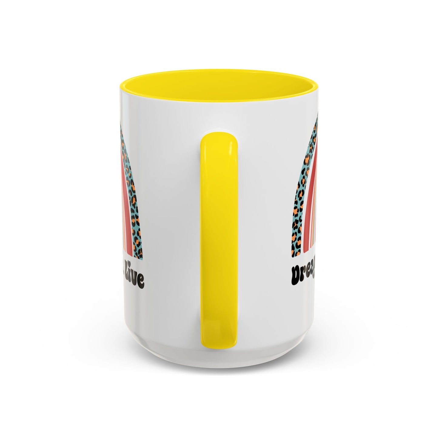 Dream Move Live Realtor Accent Coffee Mug (11, 15oz)