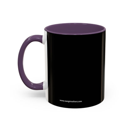 Ask Me About Real Estate Realtor Accent Coffee Mug (11, 15oz)