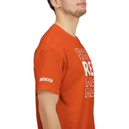 REALTOR Stacked Tee – Loud. Proud. On Repeat. 🔁🏡