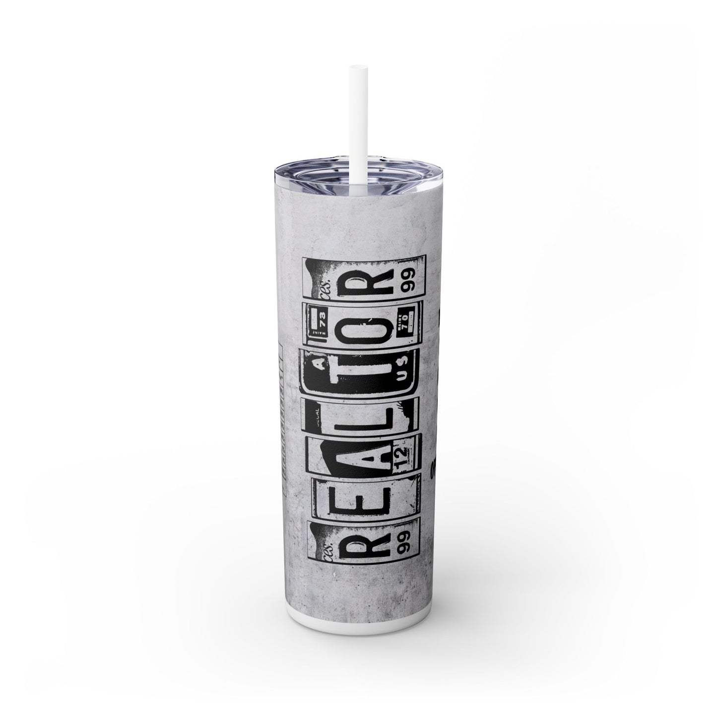 Realtor Nutrition Facts Tumbler – 20 oz Stainless Steel Mug with  Bold Quote