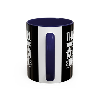 This Girl Sells Real Estate Realtor Accent Coffee Mug (11, 15oz)