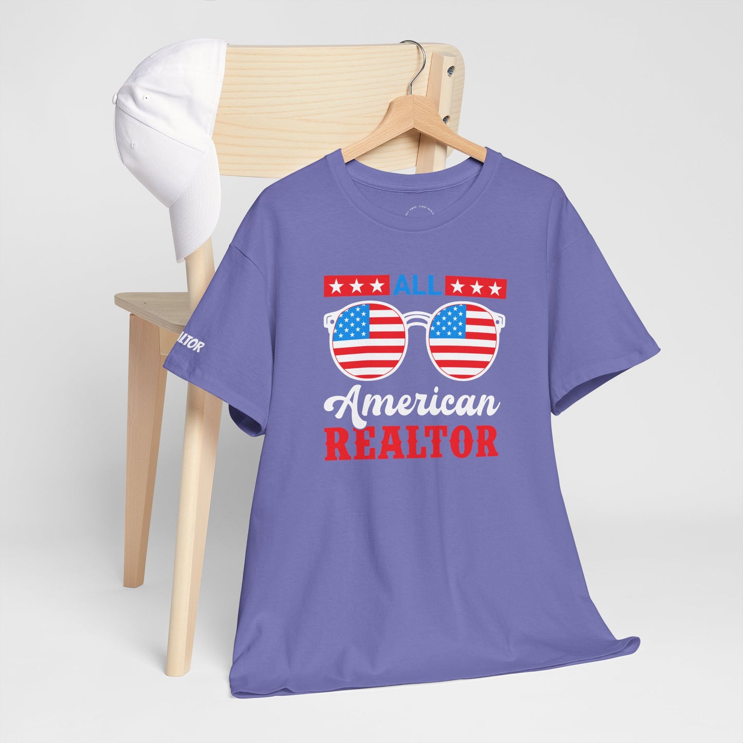 All American Realtor Tee – Selling Homes in Star-Spangled Style