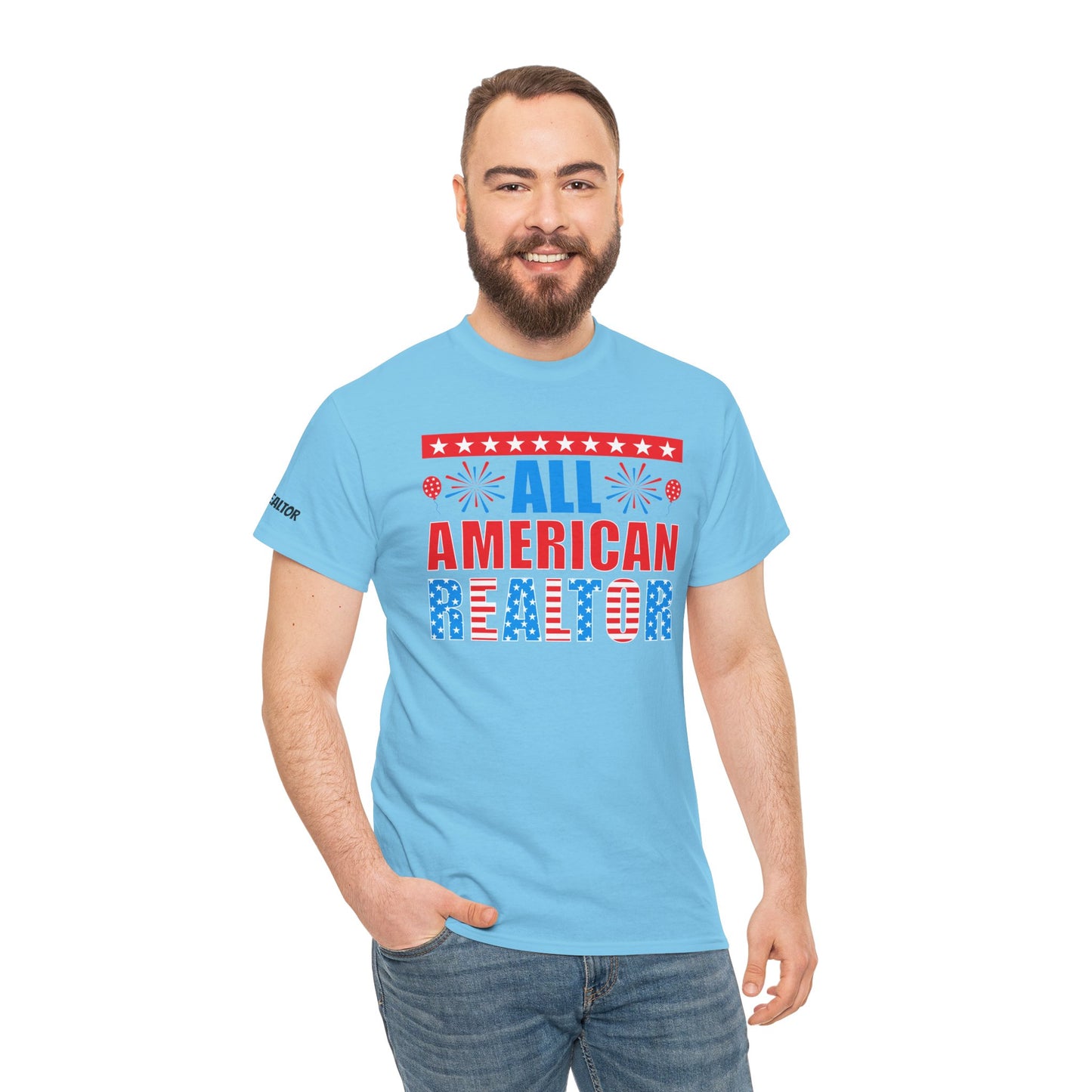 🎇 All American Realtor Tee – Red, White, & Ready to List! 🇺🇸🏠