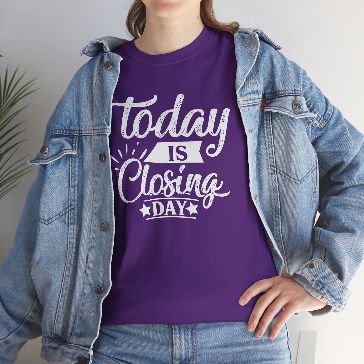 💰 "Today is Closing Day" Realtor Tee – Because Champagne Pairs Well with Commission Checks! 🏡🥂