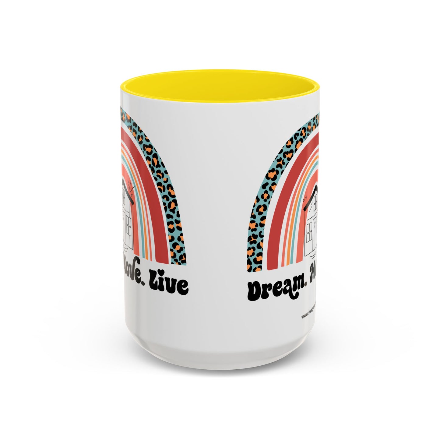 Dream Move Live Realtor Accent Coffee Mug (11, 15oz)