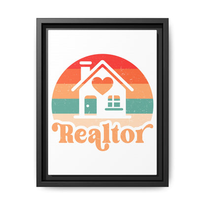 ✨ Realtor Retro Wall Art – Because Selling Homes is a Groovy Kind of Love 🏡✌️😂