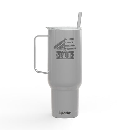 The Realtor – 40oz Black Laser Engraved Tumbler for Agents Who Mean Business 🖤🏠🖋️