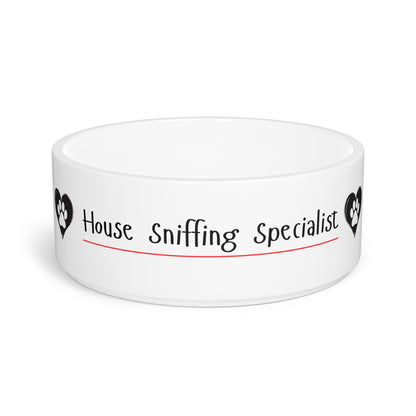 House Sniffing Specialist – Funny Realtor Dog Bowl