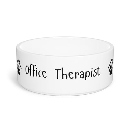 Office Therapist – Funny Dog Bowl for the Real MVP of the Workplace