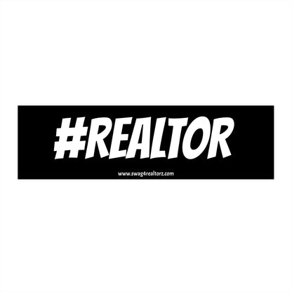 🏡 #REALTOR Bumper Sticker – Ride or Die for Real Estate 🚗