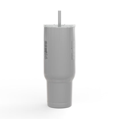 Thankful Realtor Tumbler – 40 oz White Stainless Steel Mug with Stacked Text Design