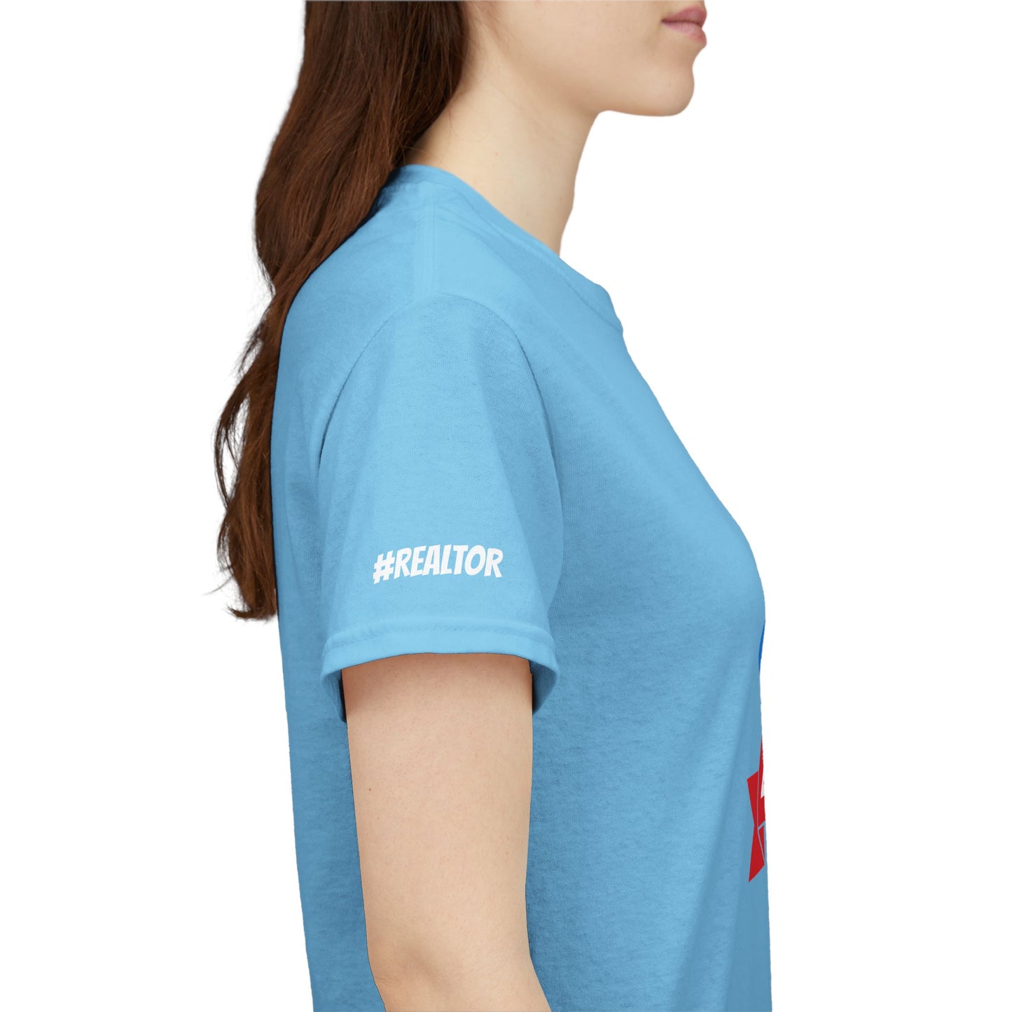 Happy 4th of July Realtor Tee – Stars, Stripes & Sold Signs