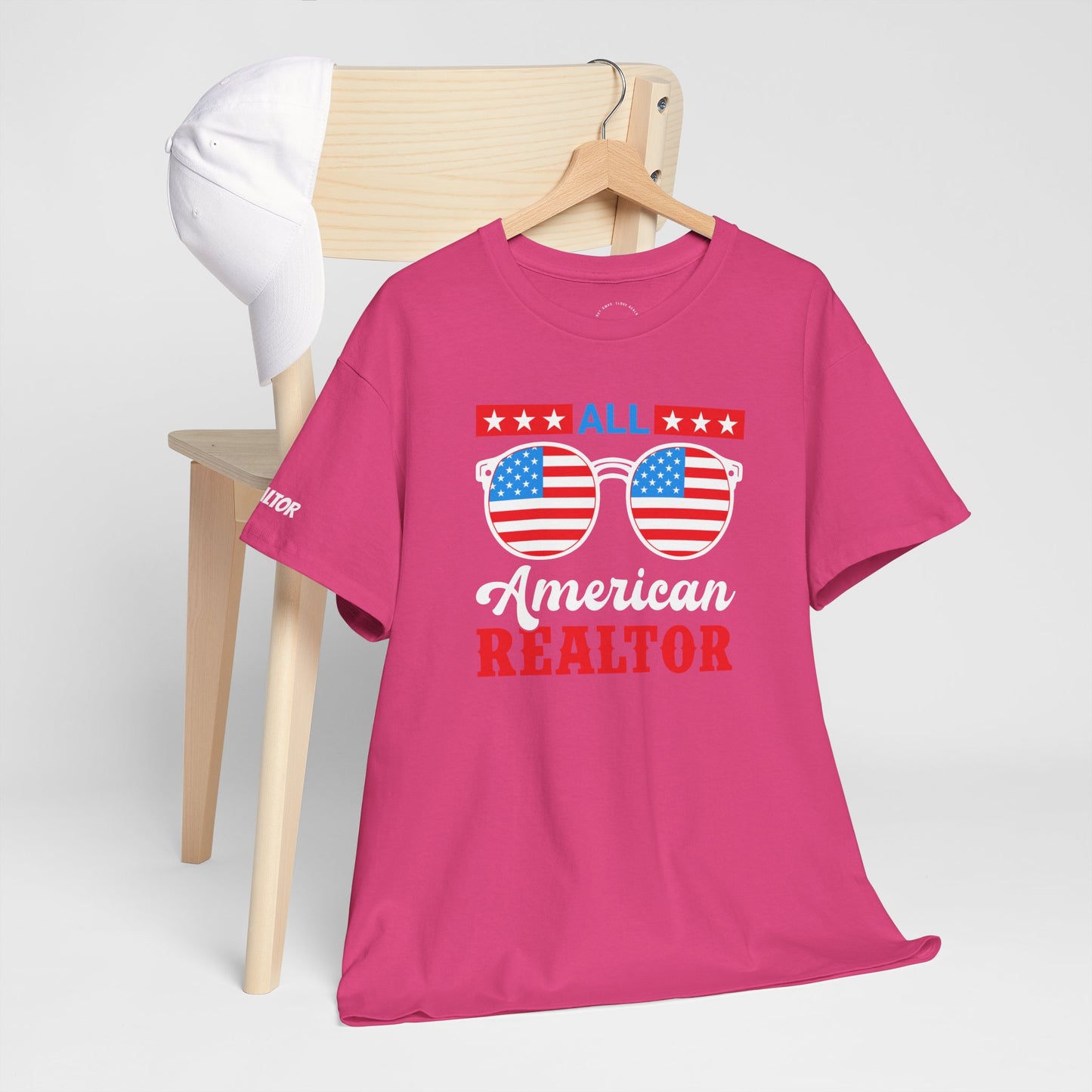 All American Realtor Tee – Selling Homes in Star-Spangled Style