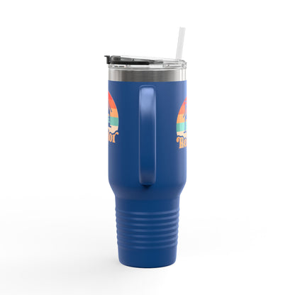 Realtor Retro Heart & Home Tumbler – 40 oz Stainless Steel Mug