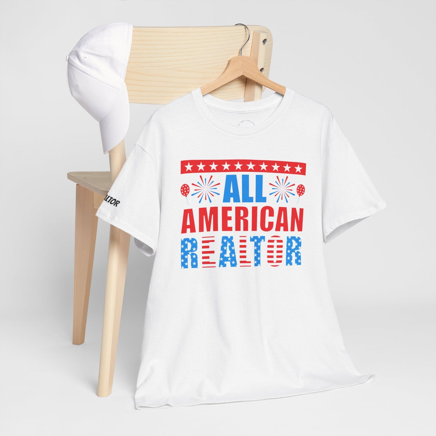 🎇 All American Realtor Tee – Red, White, & Ready to List! 🇺🇸🏠