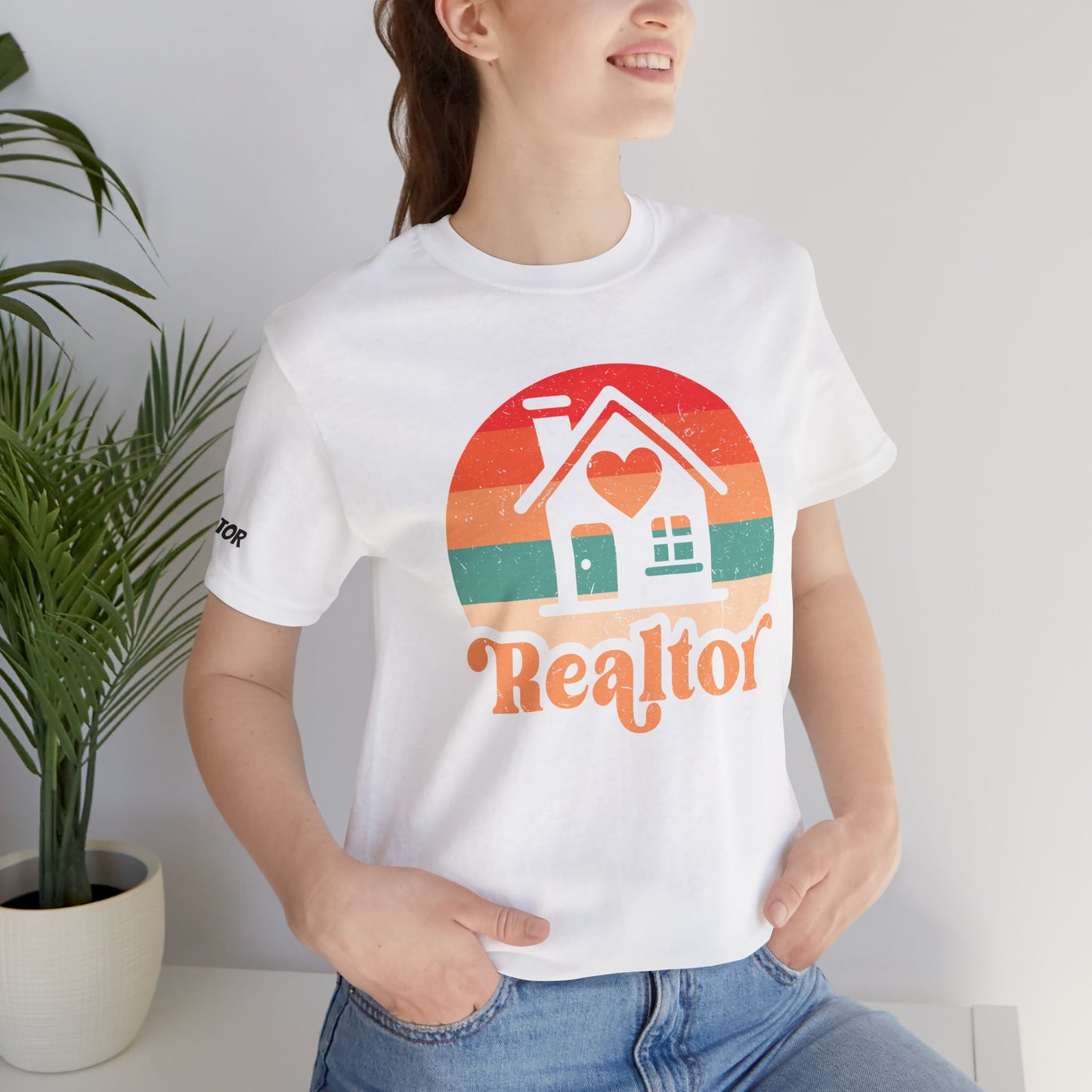 🏡 Retro Realtor Jersey Tee – Because Real Estate Never Goes Out of Style! 🏡