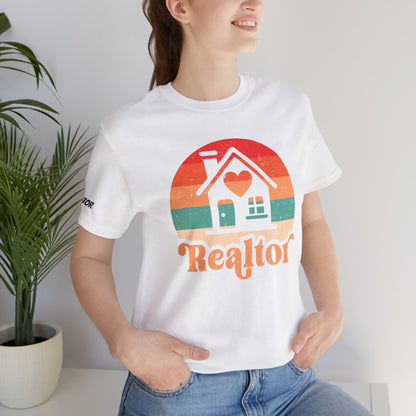 🏡 Retro Realtor Jersey Tee – Because Real Estate Never Goes Out of Style! 🏡