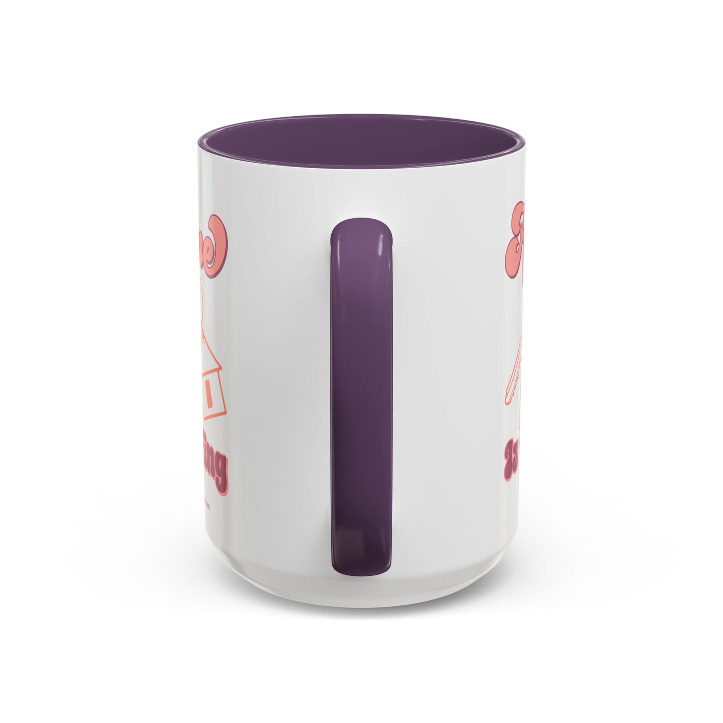 Home Is Calling Realtor Accent Coffee Mug (11, 15oz)