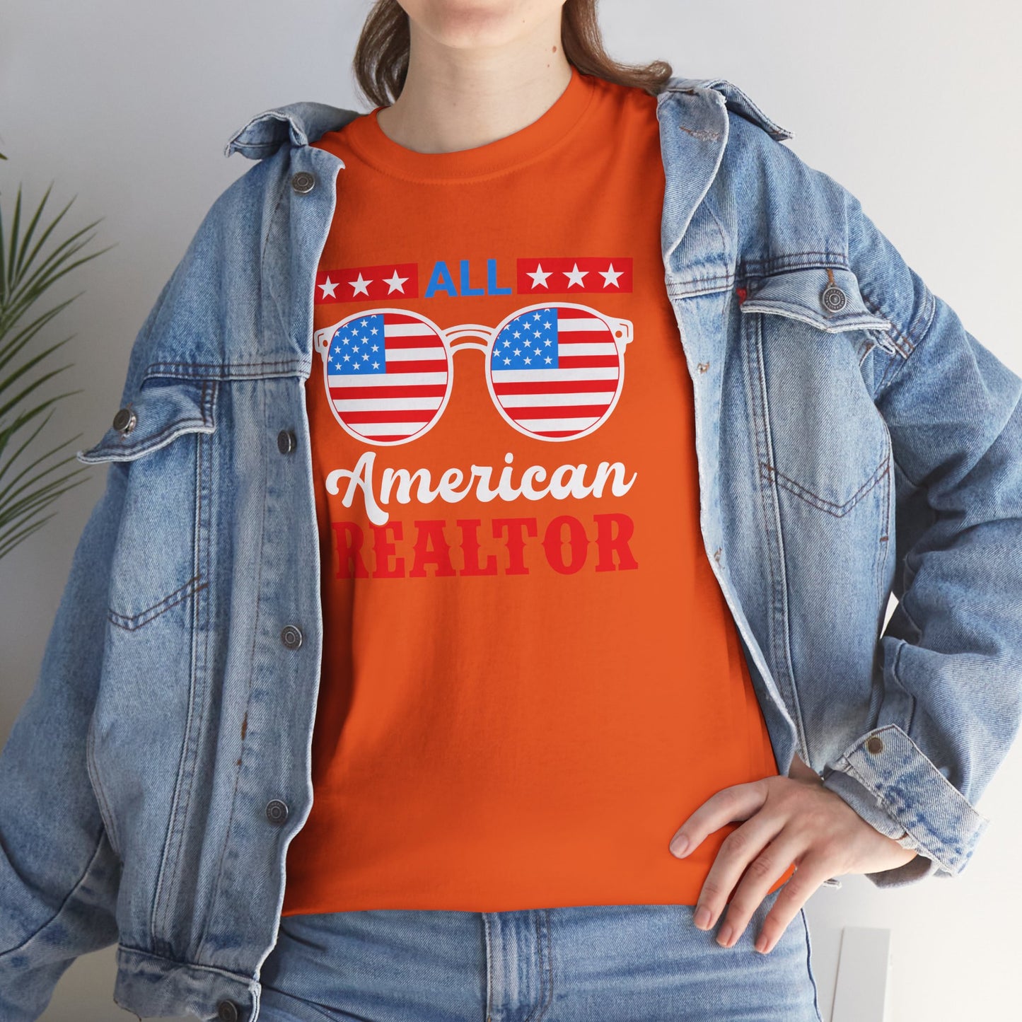 All American Realtor Tee – Selling Homes in Star-Spangled Style