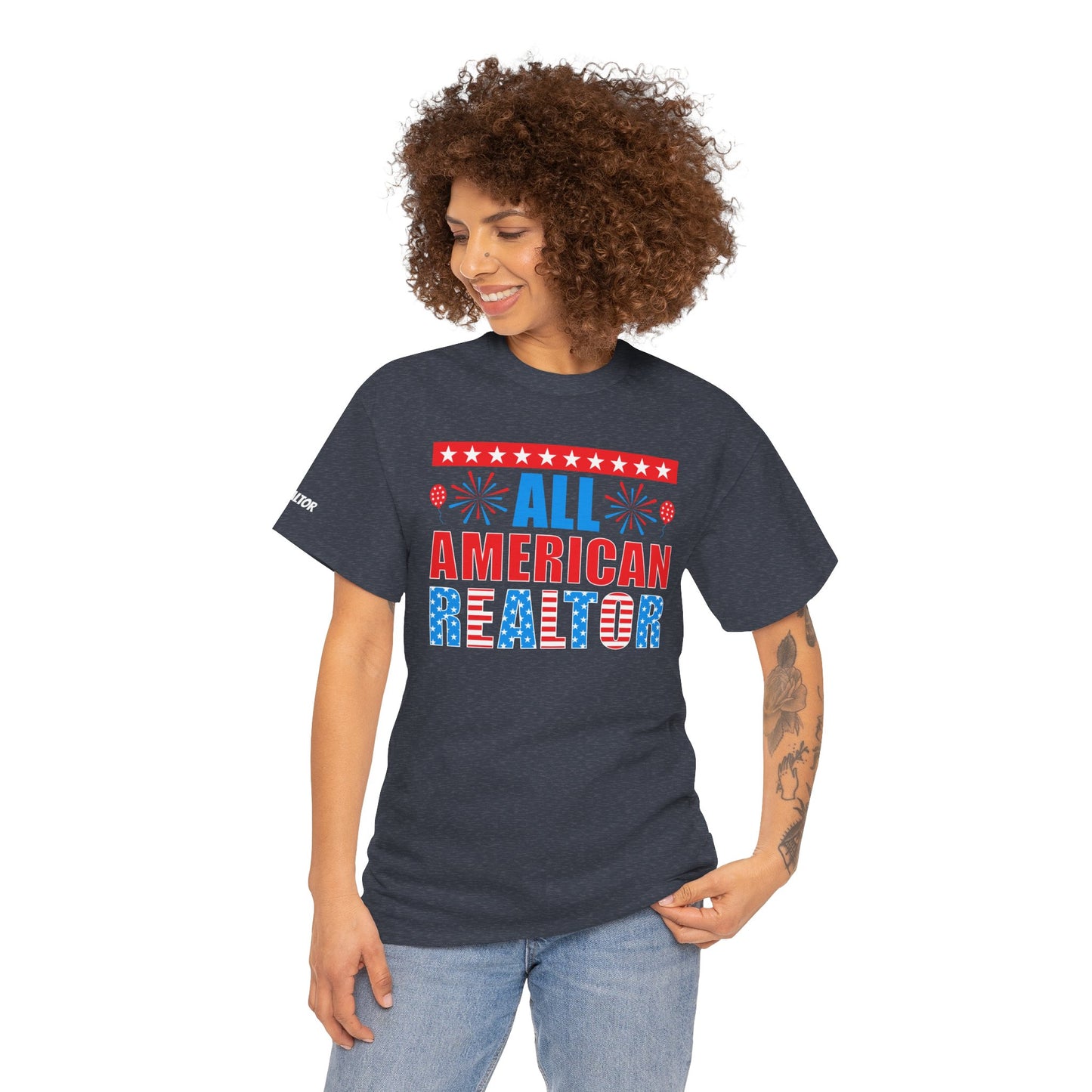 🎇 All American Realtor Tee – Red, White, & Ready to List! 🇺🇸🏠