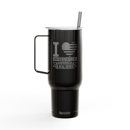 I ❤️ United States of America & Real Estate – 40oz Tumbler for Realtors