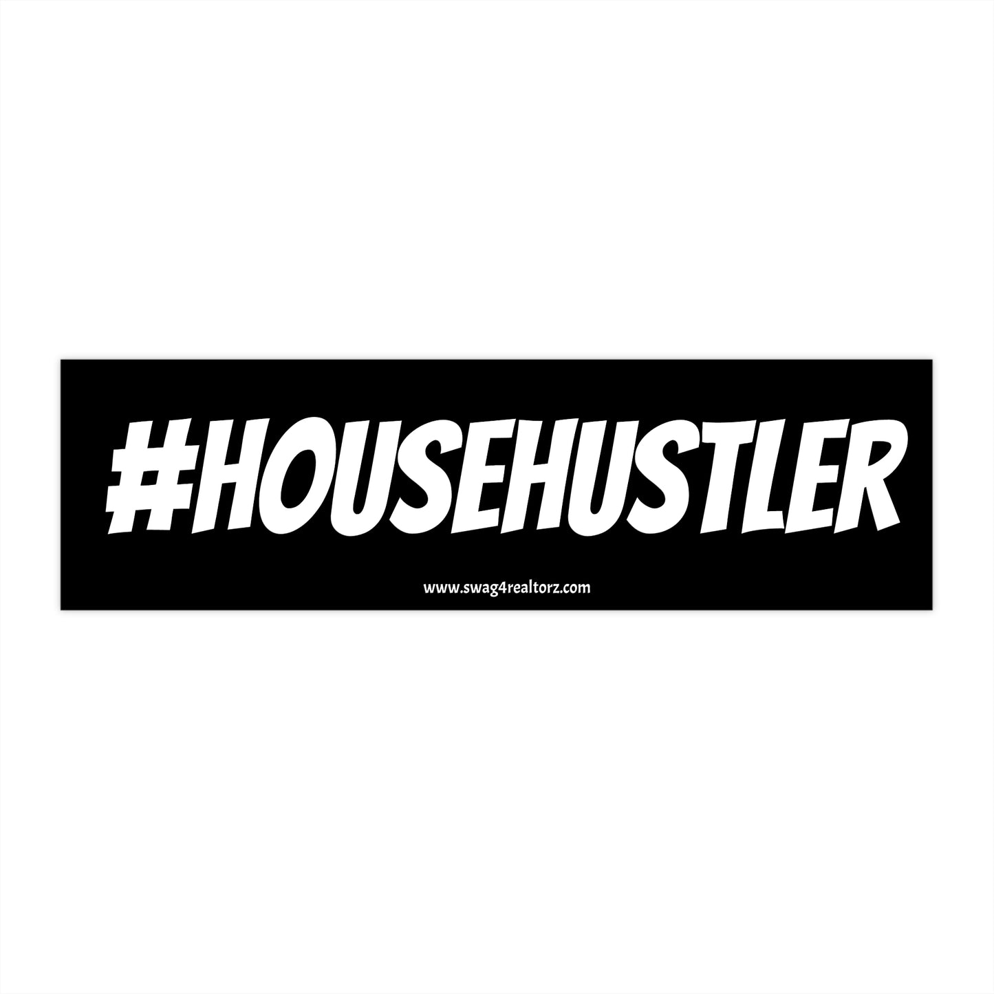 💰 #HOUSEHUSTLER Bumper Sticker – Flaunt That Real Estate Grind! 💼