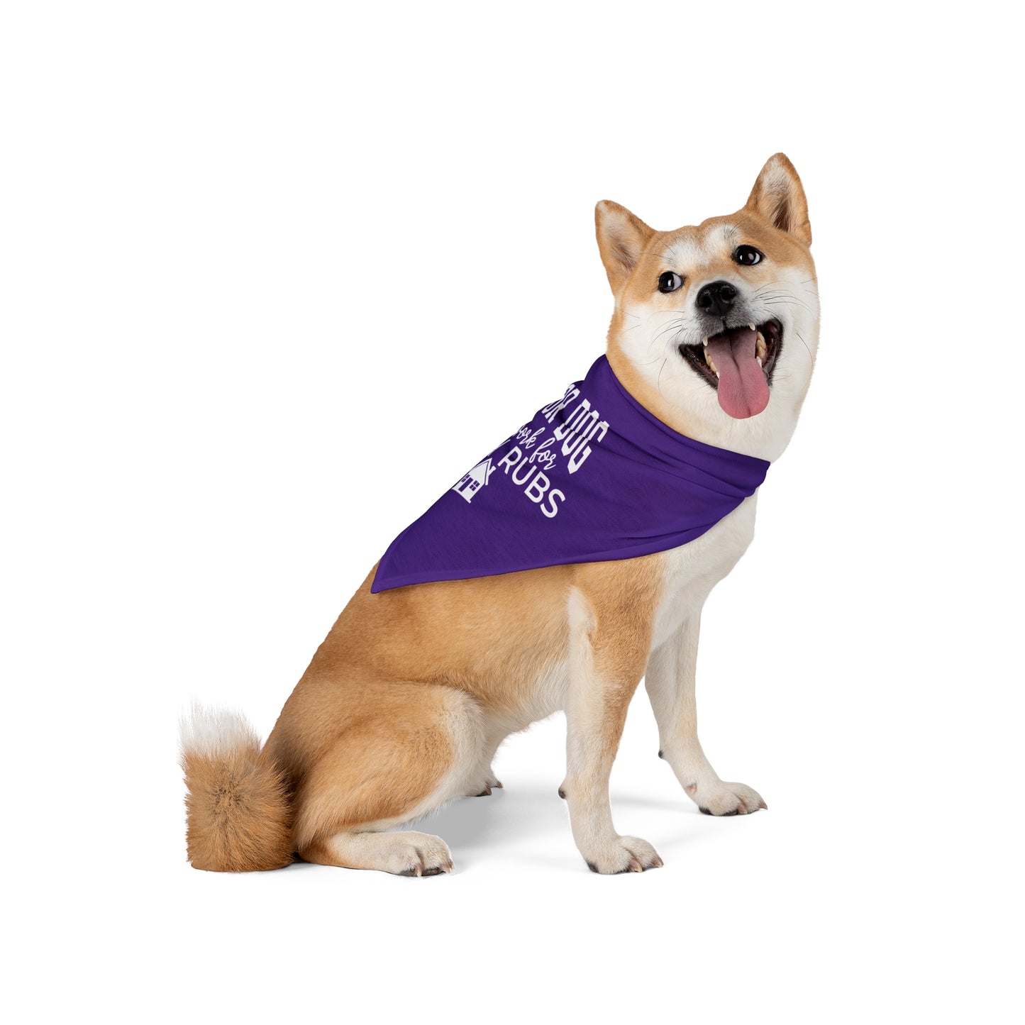 Realtor Dog Bandana – Will Work for Belly Rubs (and Maybe Treats)