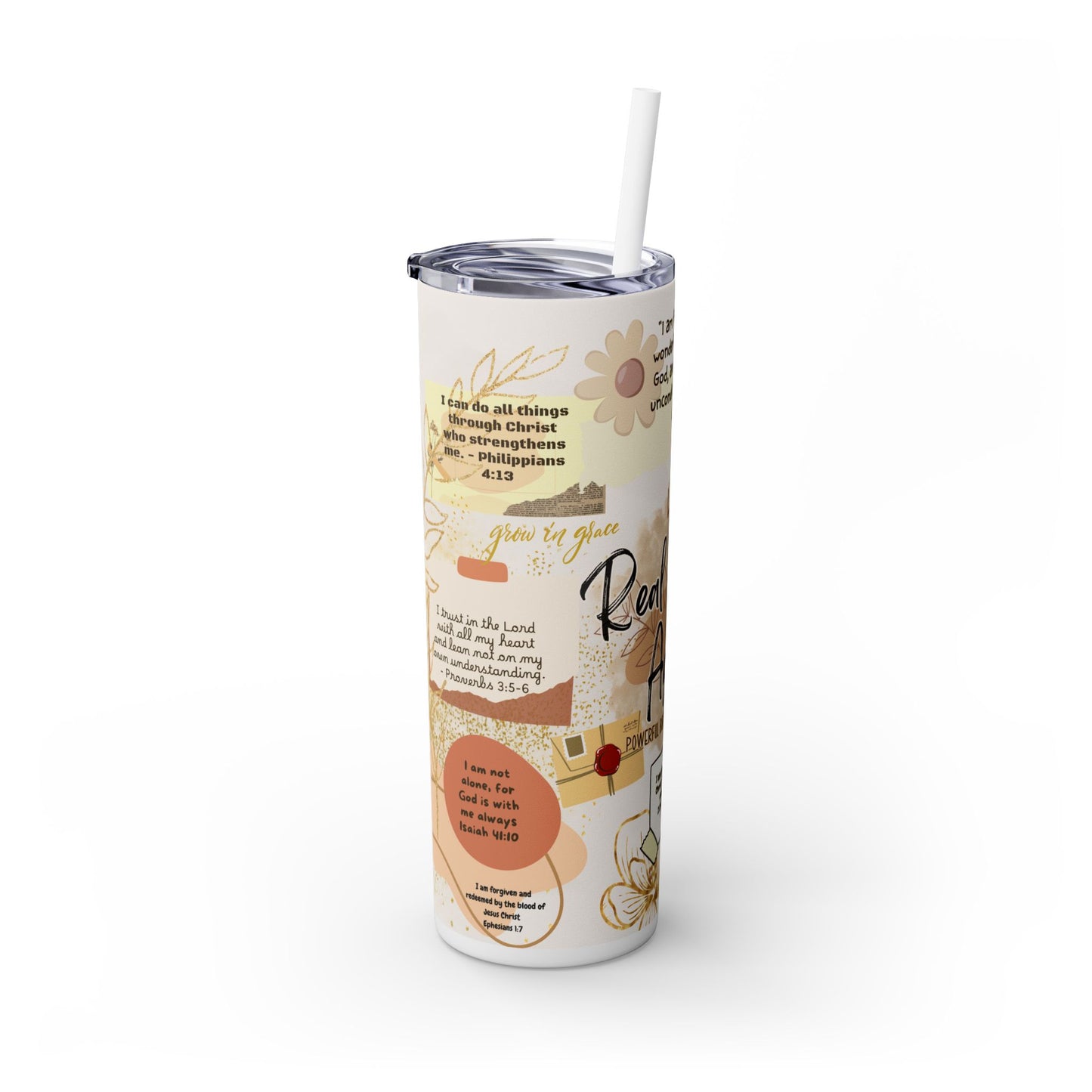 Real Estate Agent Tumbler 20oz – Bible Verse Scripture Wrap