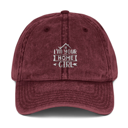 Realtor Hat – I’m Your Home Girl Embroidered Cap