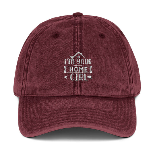 Realtor Hat – I’m Your Home Girl Embroidered Cap