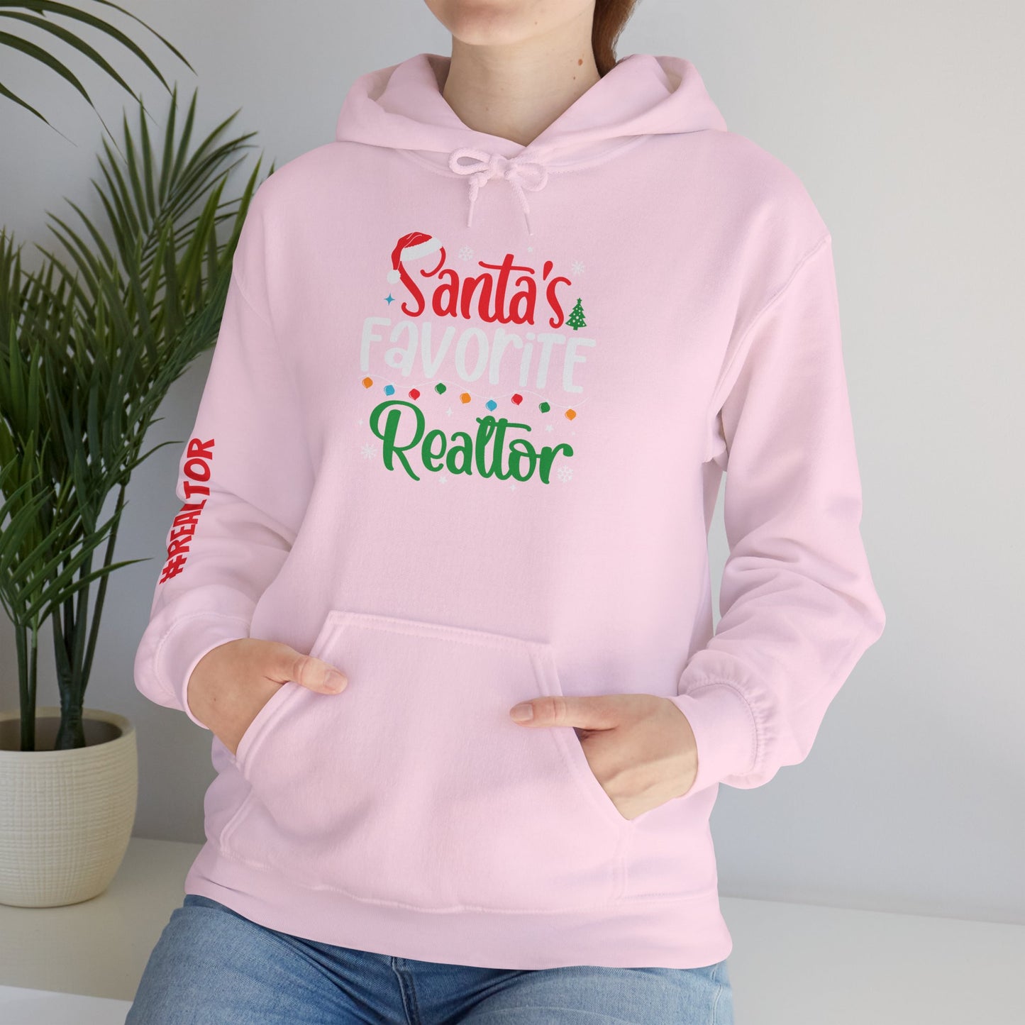 🎅 Santa’s Favorite Realtor Hoodie – Sleigh Listings in Style