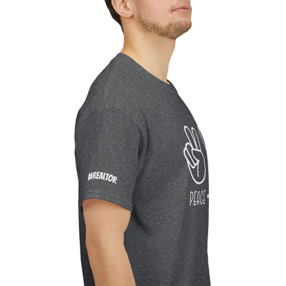 Peace • Love • Real Estate Tee – Keys, Calm & Closing Vibes ✌️❤️🔑